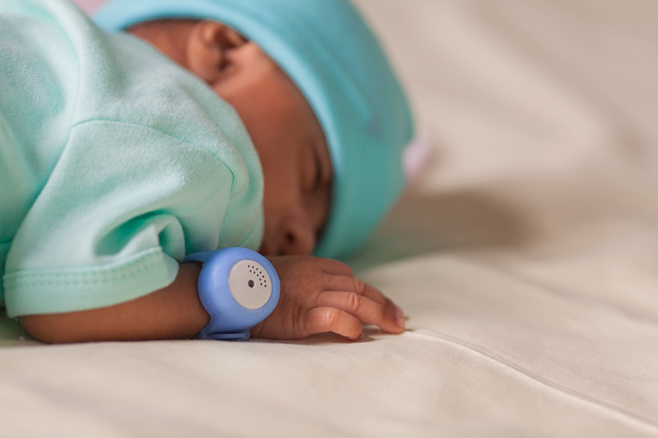 baby with TempWatch