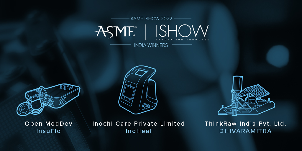 ASME ISHOW India Announces 2022 Winners